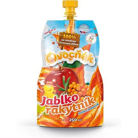 Ovocňák mošt jablko-rakytník 250ml