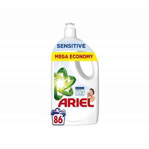 Ariel Sensitive prací gel 3,87 l 86 praní