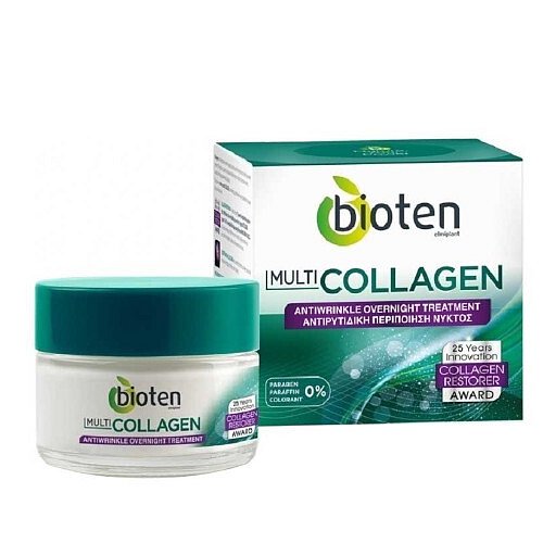 bioten Noční krém proti vráskám Multi Collagen (Antiwrinkle Overnight Treatment)  50 ml