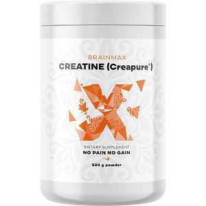 BrainMax Creatine® (Creapure®), Kreatin monohydrát, 500 g
