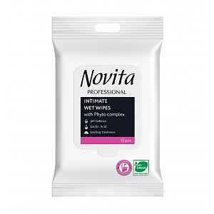 Novita Phyto Complex Vlhčené ubrousky na intimní hygienu 15 ks
