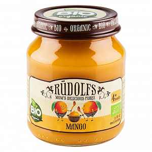 RUDOLFS Bio příkrm mango 4m+ 120 g