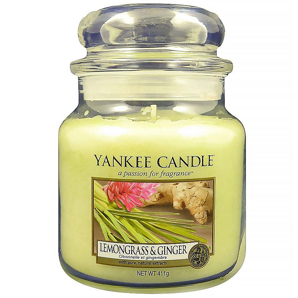 YANKEE CANDLE Classic Lemongrass & Ginger střední 411 g