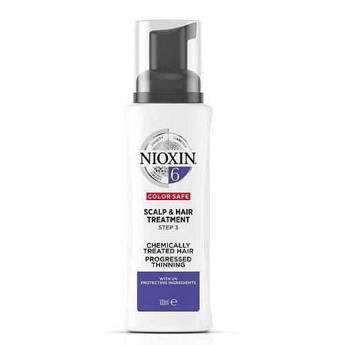 Nioxin Kúra na vlasy proti padání vlasů pro výrazně řídnoucí přírodní nebo chemicky ošetřené vlasy System 6  100 ml