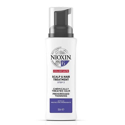Nioxin Kúra na vlasy proti padání vlasů pro výrazně řídnoucí přírodní nebo chemicky ošetřené vlasy System 6  100 ml