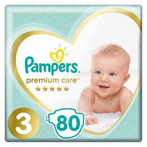 PAMPERS Premium Care Midi 5-9kg dětské pleny 80ks