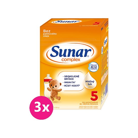 3x SUNAR Complex 5, 600 g