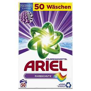 Ariel Plus Color prací prášek box 50 praní 3,25 Kg