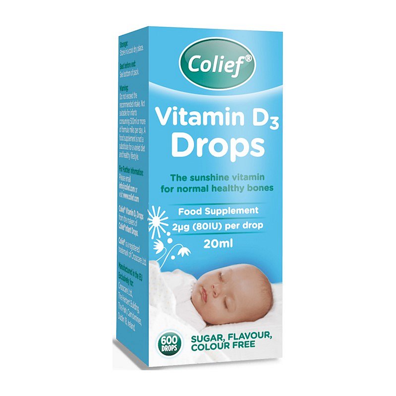 Colief Vitamin D3 Drops kapky 20 ml