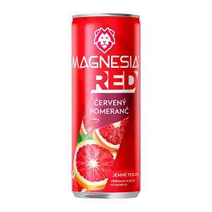 Magnesia Ochucená minerální voda s příchutí červeného pomeranče 330 ml