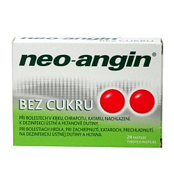 Neo-angin BEZ CUKRU 24 tablet