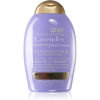 OGX Lavender Platinum tónovací šampon pro studené odstíny blond 385 ml