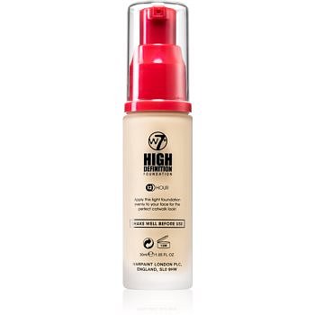 W7 Cosmetics HD hydratační krémový make-up odstín Rose Ivory 30 ml