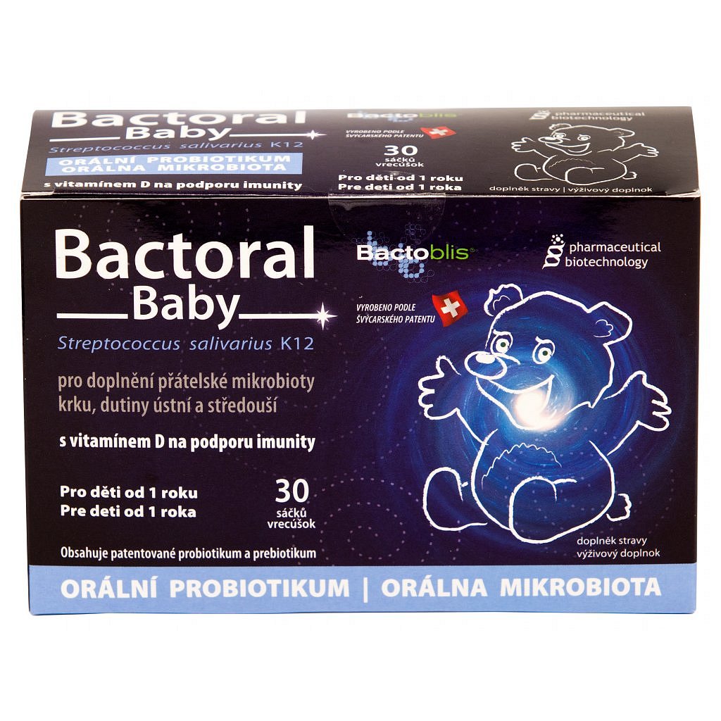 Bactoral Baby s vitamínem D 30sáčků