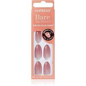 KISS imPRESS Bare but Better umělé nehty samolepicí Serenity 30 ks