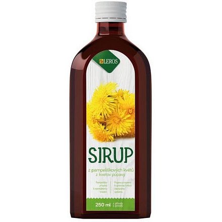 LEROS Sirup z pampeliškových květů 250ml