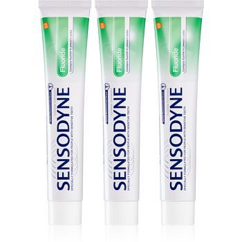 Sensodyne Fluoride zubní pasta pro citlivé zuby 3x75 ml