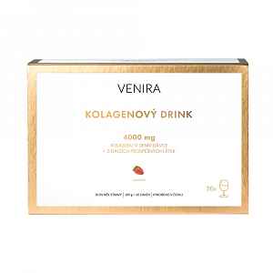 Venira Kolagenový drink - mořský kolagen jahoda 30 sáčků