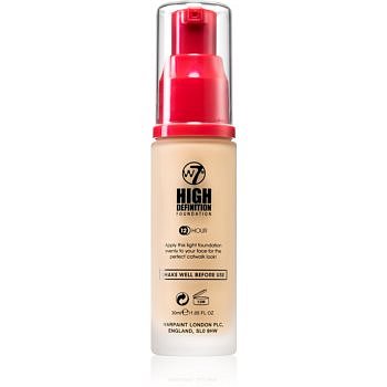 W7 Cosmetics HD hydratační krémový make-up odstín Vanilla 30 ml