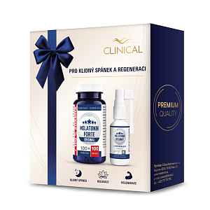 Clinical Melatonin Forte Original + Melatonin spray 1+1 ks 100+100 tablet + 30 ml