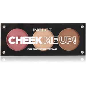 Inglot Face Palette rozjasňovač, bronzer a tvářenka odstín Cheek Me Up! 7.2 g