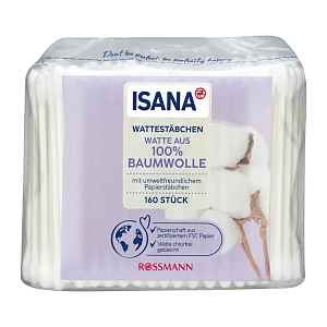 ISANA Vatové tyčinky 160 ks