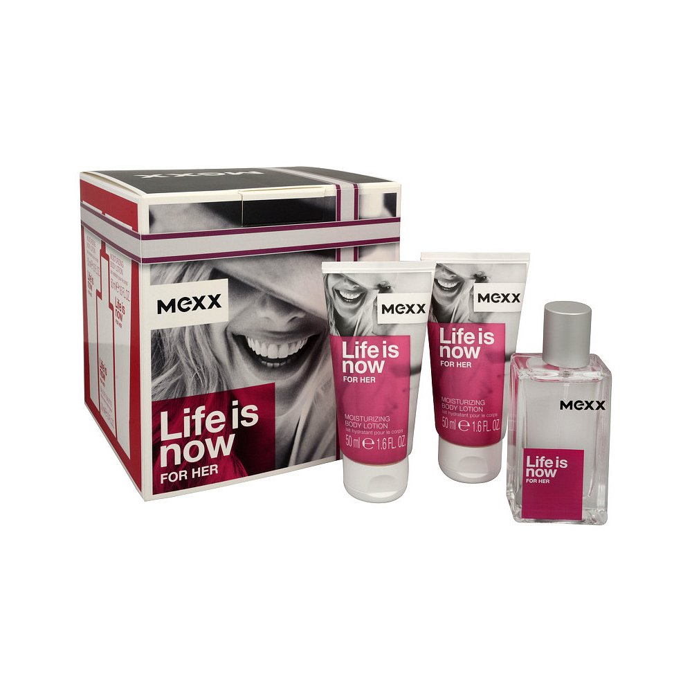 Kazeta Mexx Life is Now Woman EDT 30 ml + 2 x tělové mléko 50ml