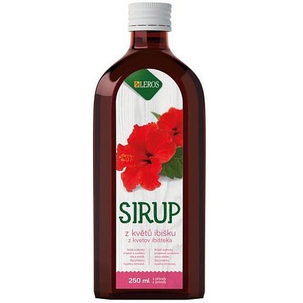 LEROS Sirup z květů ibišku 250ml