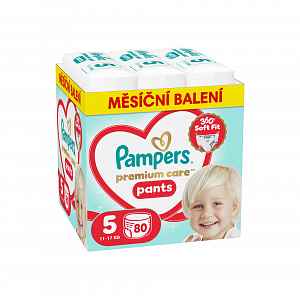 Pampers Premium Care Pants vel. 5 11-17 kg plenkové kalhotky 80 ks