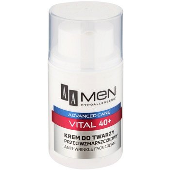 AA Cosmetics Men Vital 40+ protivráskový krém proti stárnutí pleti  50 ml