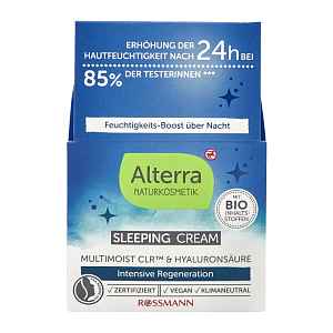 Alterra Naturkosmetik Hydratační noční krém 50 ml