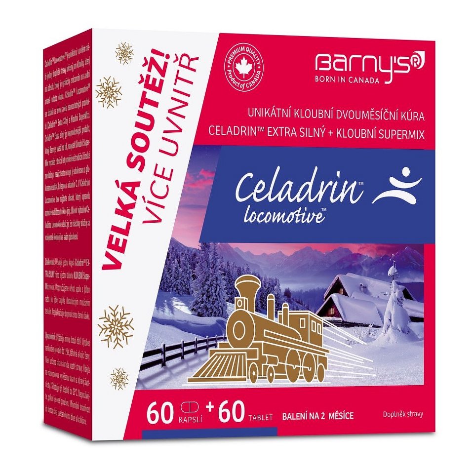 Barnys Celadrin Locomotive tbl.60+cps.60 - II.jakost