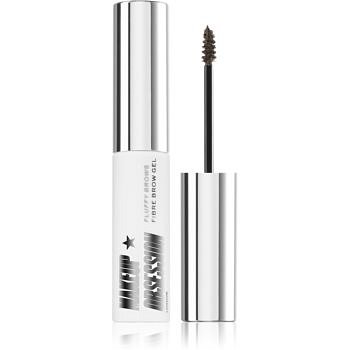 Makeup Obsession Fluffy Brow fixační gel na obočí odstín Dark Brown 6 ml