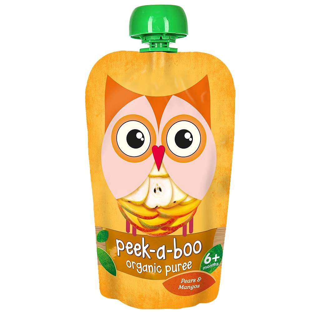 PEEK-A-BOO Puree Hruška a mango 113 g