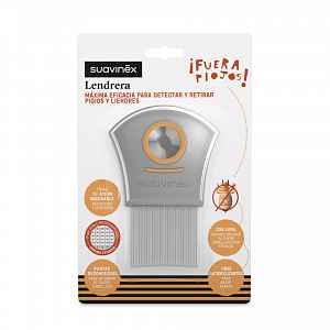 Suavinex Hřeben na vši a hnidy kovový 1 ks