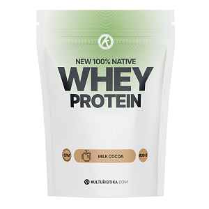 Kulturistika.com New 100% Whey Protein Mléčné kakao 800g