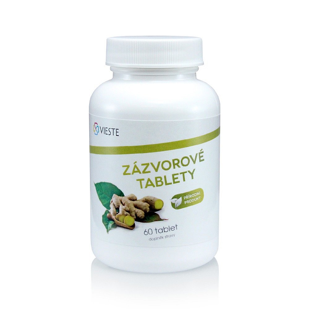 VIESTE Zázvorové tablety 60 tablet