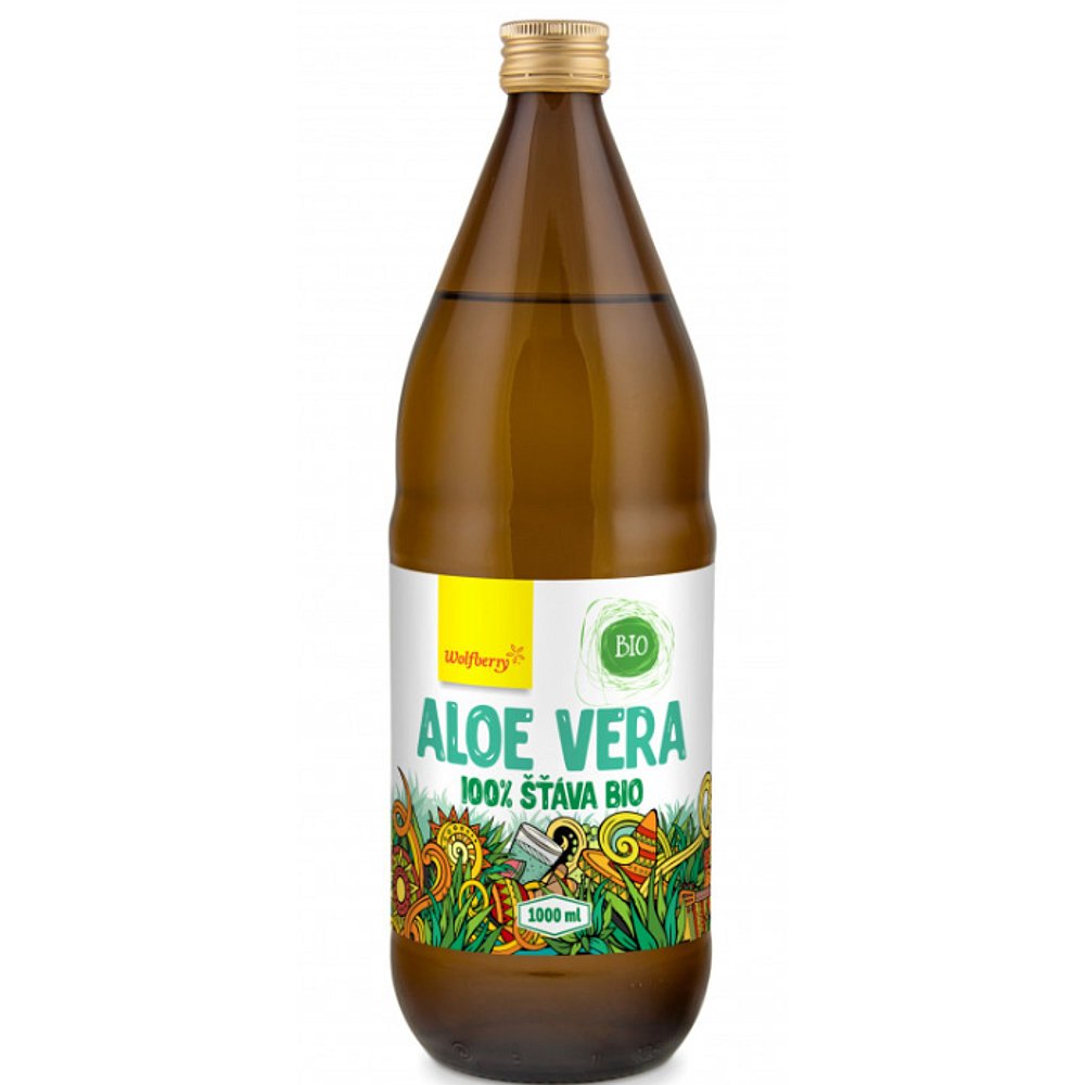 WOLFBERRY Aloe vera šťáva 100% 1000 ml BIO