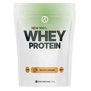 Kulturistika.com New 100% Whey Protein Slaný karamel 800g