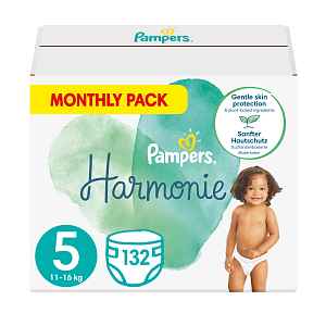 PAMPERS Harmonie Velikost 5, 132 ks, 11-16 kg