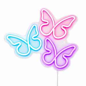 2Kids Toys LED NEON LIGHT lampička Motýli