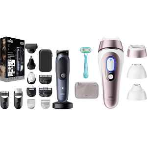 Braun Smart IPL Skin i·expert & All-in-One Series 7 sada pro péči o vlasy, vousy a tělo