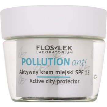 FlosLek Laboratorium Pollution Anti aktivní denní krém SPF 15  50 ml