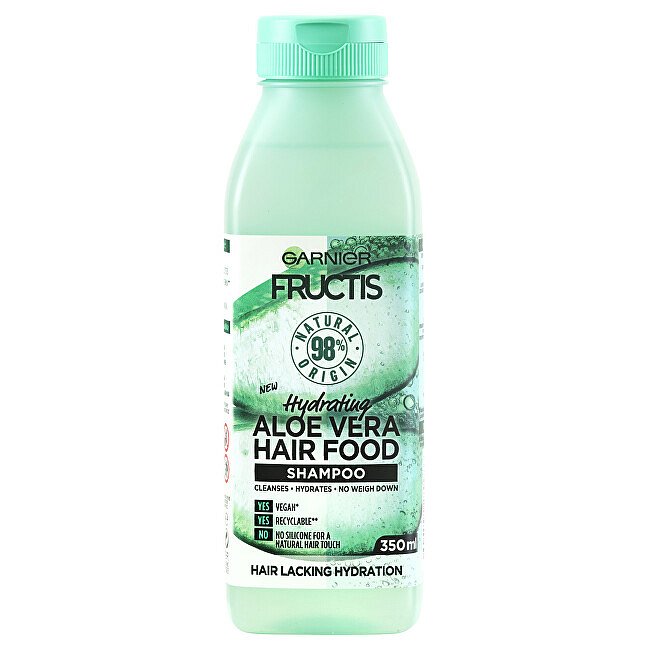 Hydratační šampon pro normální a suché vlasy Fructis Hair Food (Aloe Vera Hydrating Shampoo) 350 ml