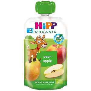 HiPP BIO Hippies Hruška-Jablko od uk. 4.-6. měsíce, 100 g