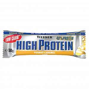 Weider, Low Carb High Protein, 50 g, Peanut-Caramel