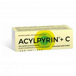 Acylpyrin + C 12 šumivých tablet