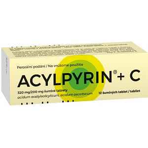 Acylpyrin + C 12 šumivých tablet
