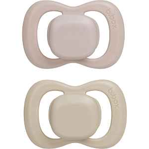 B.Box Silicone 0-6m dudlík Blush/Latte 2 ks