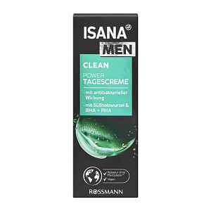 ISANA Men Denní krém Clean Power 75 ml